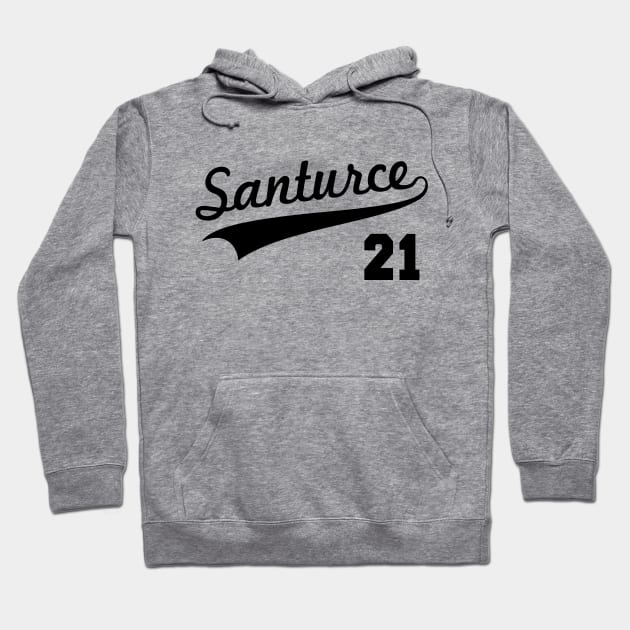 Santurce 21 Puerto Rican Baseball Puerto Rico Cangrejeros Hoodie by PuertoRicoShirts